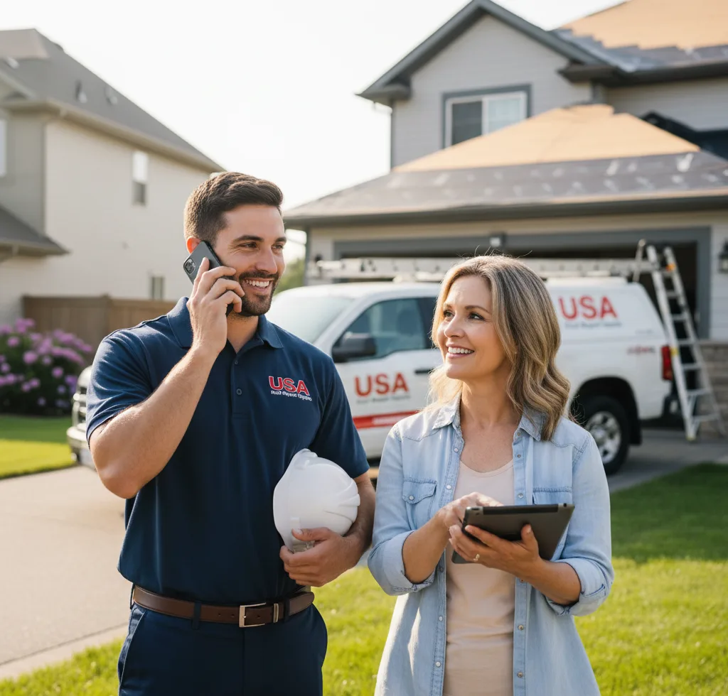 USA Roof Repair Experts customer support in Wray